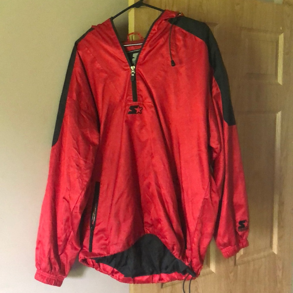 🛑💥Red starter jacket/windbreaker !